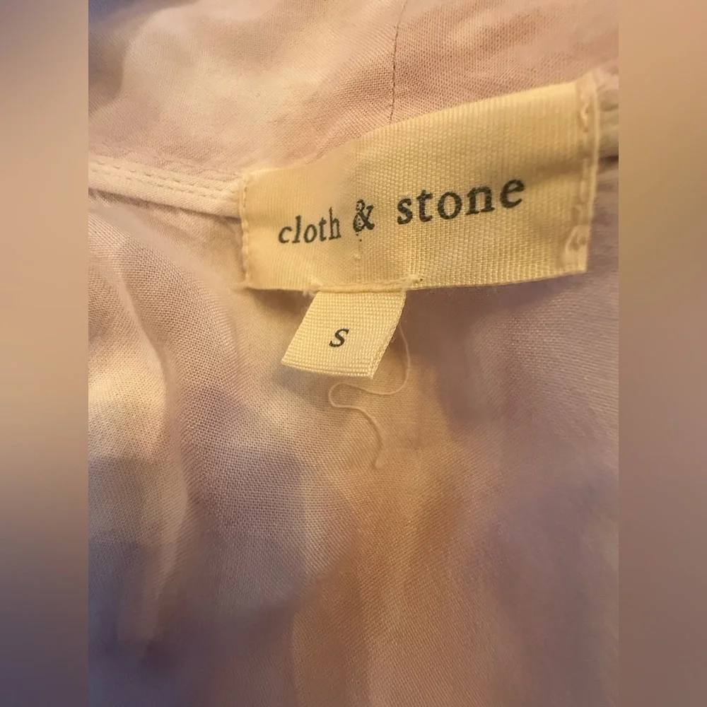Anthropologie. Cloth & Stone Kimono Top. Pink Tie Dye. Size Small.